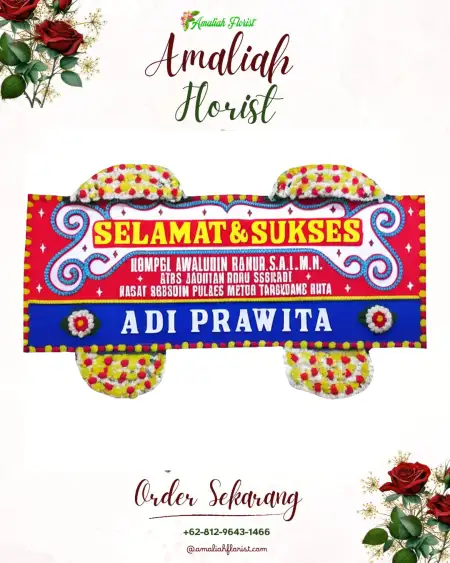 Papan Bunga Ucapan Selamat Cibetok